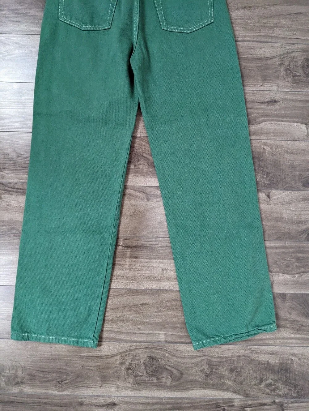 Reformation Women's Jeans Cowboy High Rise Straight Jeans Green Size 28 - Picture 9 of 12